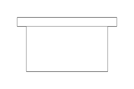 Plain bearing bush V 35x45x55x25x5