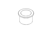 Plain bearing bush V 12x15x18x12x1.5