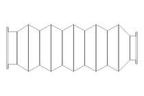 Faltenbalg L=100-320 d=28 D=39