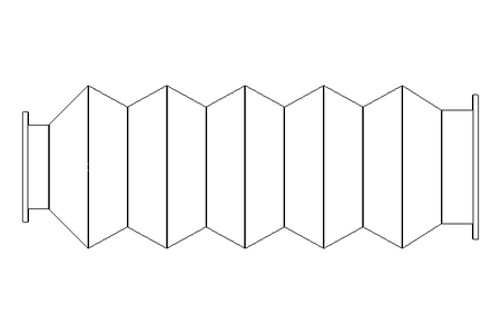 Faltenbalg L=100-320 d=28 D=39