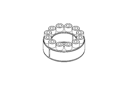 Clamping element D75 d45 1610Nm