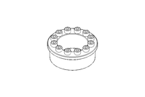 Clamping element D95 d65 3580Nm