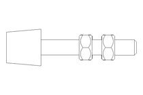 Schraube M 8x68