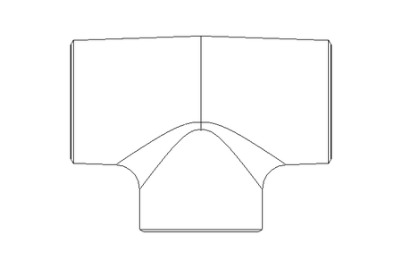 RACCORD EN T 60,3X 60,3X2 1.4307