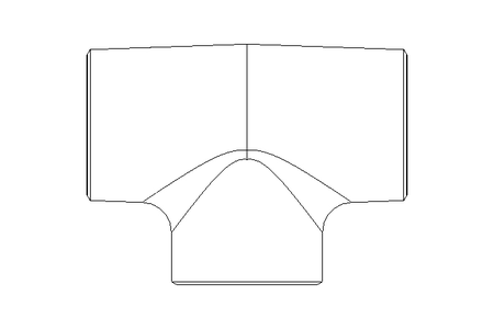 RACCORD EN T 60,3X 60,3X2 1.4307