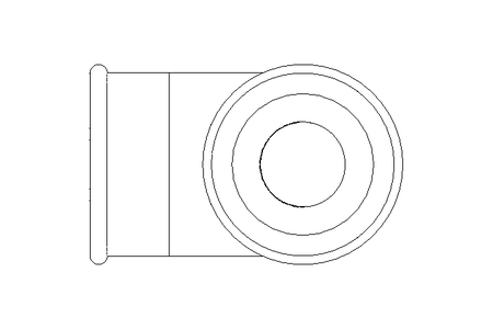 Elbow threaded A1 3/8" -MS/CR D EN10242