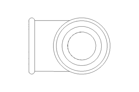 T-Stück B1 1/2" TG-Zn DIN EN 10242