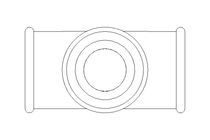 T-Stück B1 1/2" TG-Zn DIN EN 10242