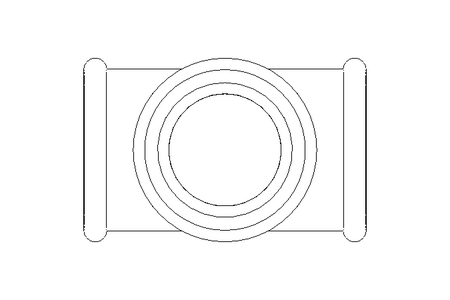 T-Stück B1 1 1/2" TG DIN EN 10242