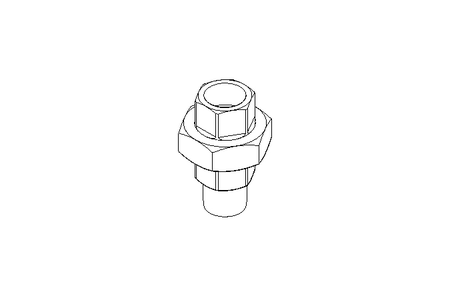 Threaded connector U12 R1/2"&Rp1/2"