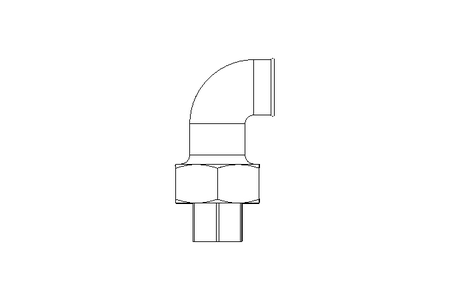 Threaded connector UA11 Rp1/2" GJM-Zn-Zn