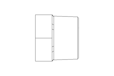 Reduzierstück 1x1/2" 1.4571 DIN 2990