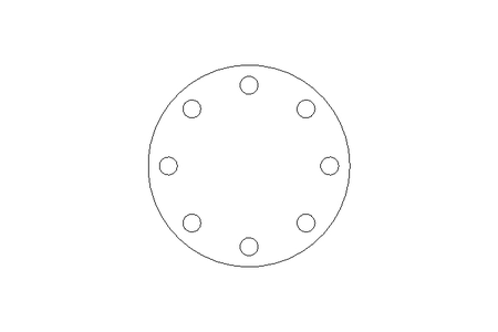 FLANGE  B 80 ND16 A2  DIN 2527