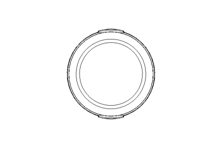 Tapa de rodamiento d=63