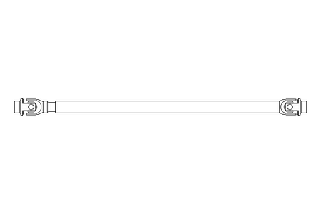 Universal joint shaft D=32 L1=795 L2=855