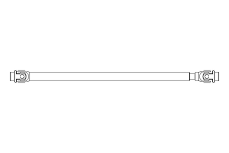 Gelenkwelle D=32 L1=795 L2=855