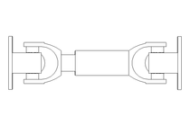 Albero articolato D=65 L1=210 L2=240