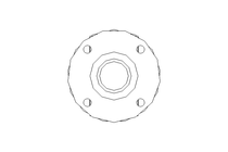 Universal joint shaft D=58 L1=1915 L2=