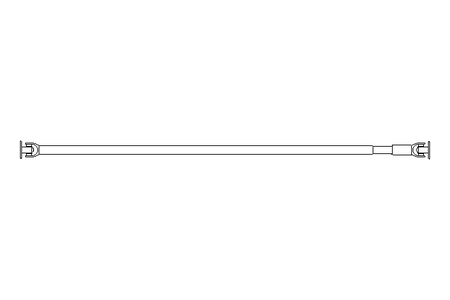 Gelenkwelle D=58 L1=1380 L2=1415