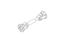 Universal joint shaft D=75 L1=300 L2=355