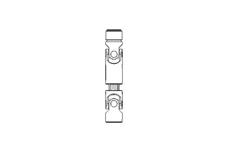 Albero articolato D=25 L1=130 L2=150