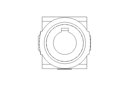 Universal joint shaft D=25 L1=158 L2=168