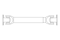 Albero articolato D=58 L1=310 L2=390