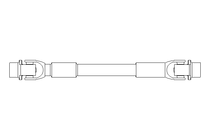 Gelenkwelle D=32 L1=430 L2=490