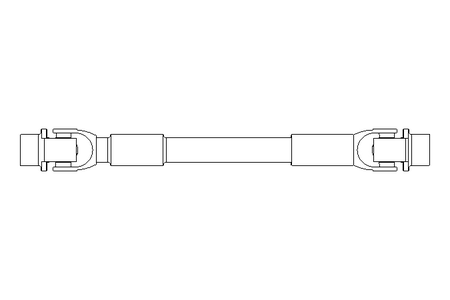 Eje articulado D=32 L1=430 L2=490