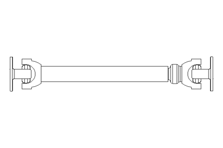 Albero articolato D=90 L1=535 L2=780