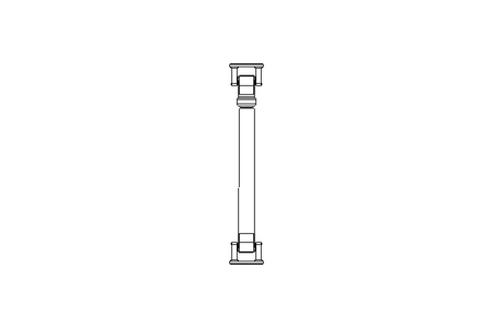 Universal joint shaft D=90 L1=535 L2=780