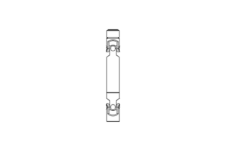 Albero articolato D=25 L1=180 L2=210