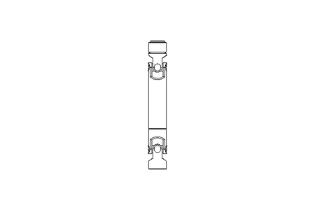 Albero articolato D=25 L1=180 L2=210