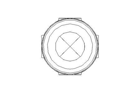 Universal joint shaft D=25 L1=180 L2=210