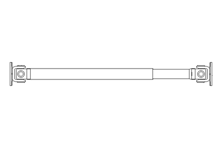 CARDA.SHAFT E100/6 L= 870/1220