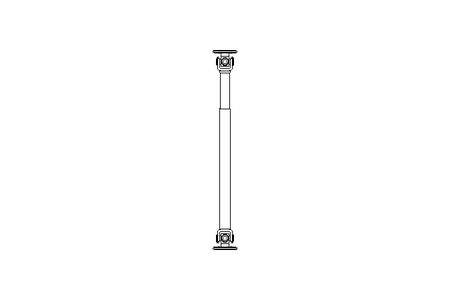 CARDA.SHAFT E100/6 L= 870/1220