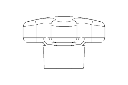 Manípulo em cruzK25 M5x9,5 FS/MS DIN6335