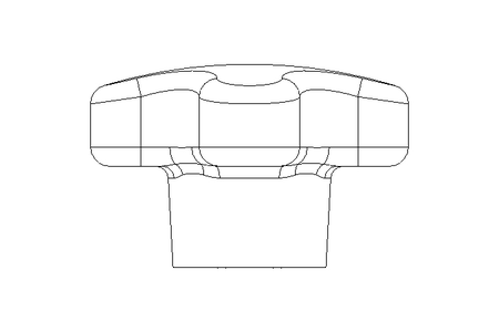 Manípulo em cruzK25 M5x9,5 FS/MS DIN6335