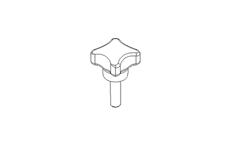 Star knob screw SK20 M4x15 A2