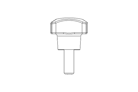 Star knob screw SK40 M 8x20