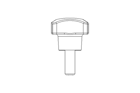 Star knob screw SK40 M 8x20