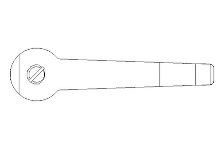 Clamping lever K adjustable M8x30