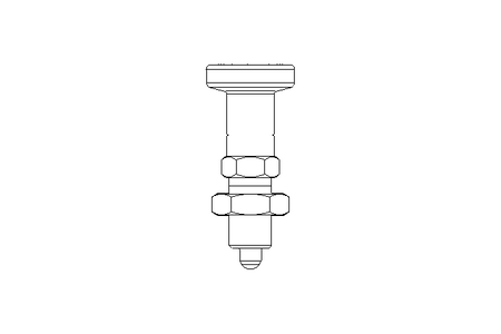 Pino trancador GN 617.1-5-AK INOX