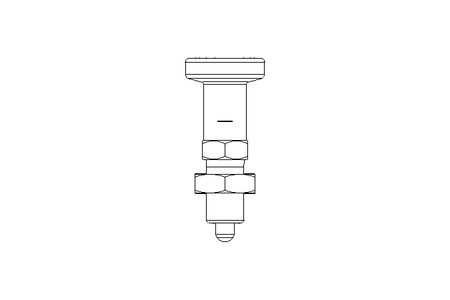 Pino trancador GN 617.1-5-AK INOX