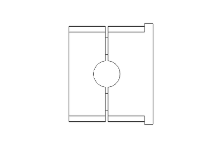 Staffa per tubo D=12 B=30