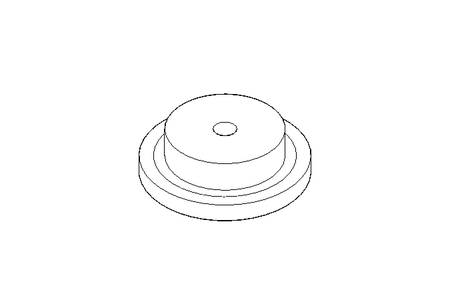 Roda dentada para corrente 3/4x7/16