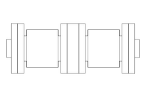 ROLLER CHAIN   12 B-2 DIN 8187