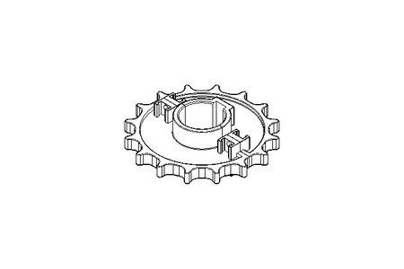 RUOTA PER CATENA    Z=16 D=40