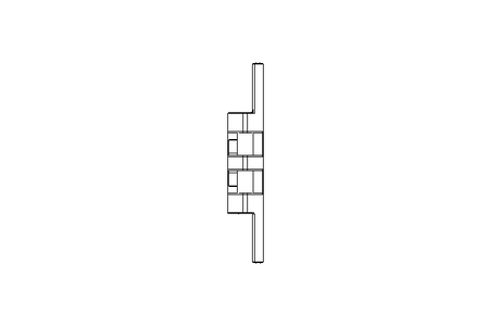 Plastic slatband chains LF820K325 B=82.5