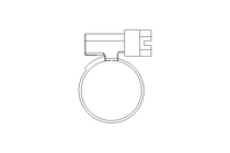 Schlauchklemme D16-25 B5 A2/A2/A2